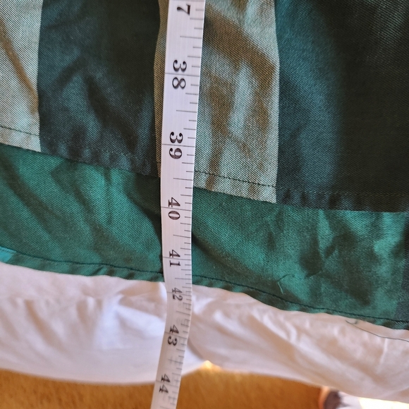 Ashley Stewart Plaid Belted Shirt Dress Green & Black Size 14 NWT - Picture 4 of 9